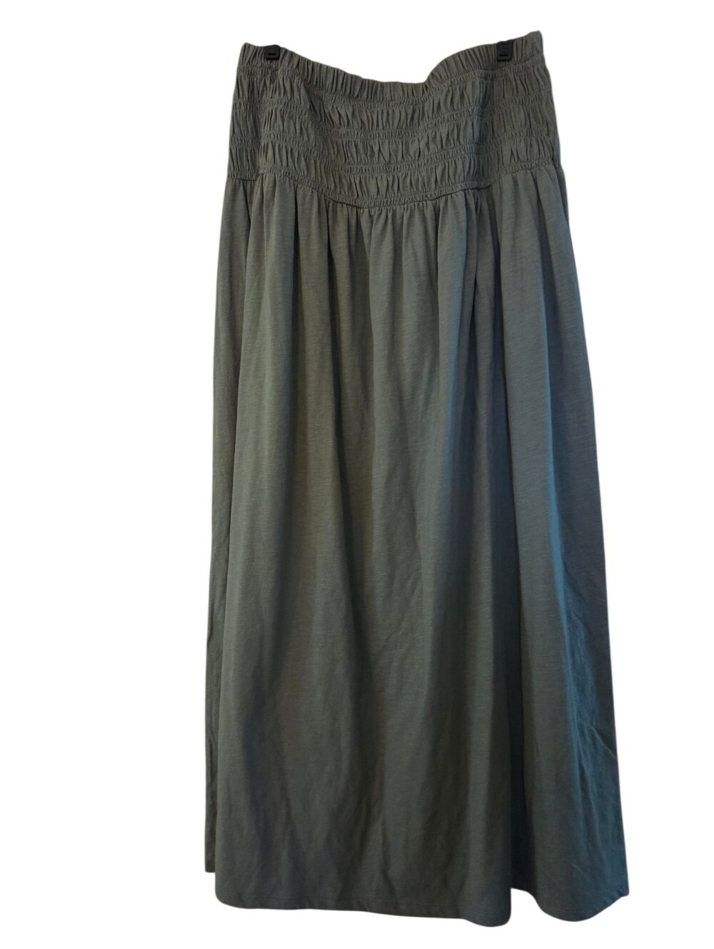 Universal Thread Olive Green High Waisted Maxi Skirt Boho Peasant Size Large NWT